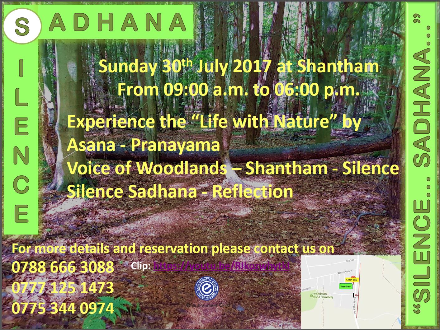 Silence Sadhana at SHANTHAM
